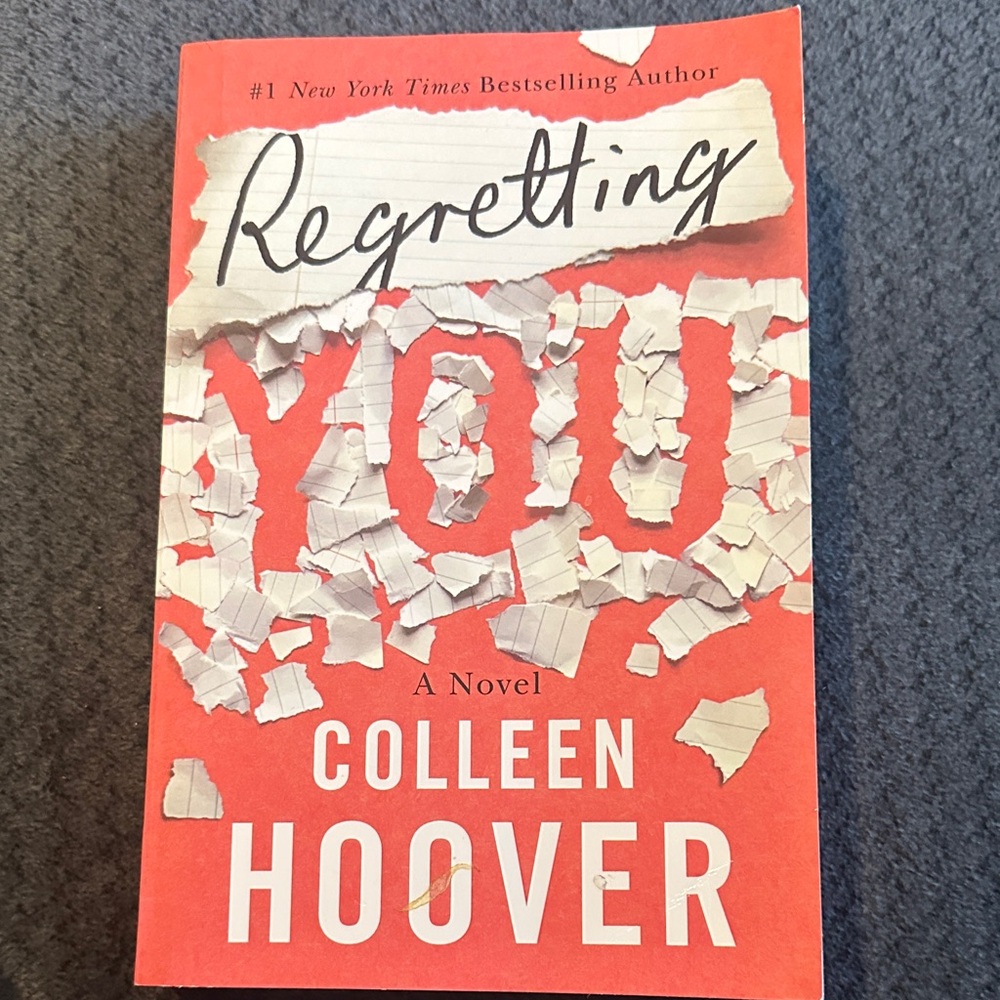 Regretting You by Colleen Hoover Book